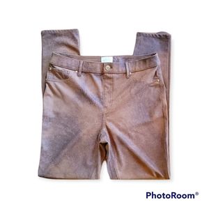 Chicos faux leather pants sz 0.5